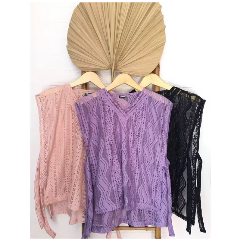 ROMPI WANITA BRUKAT TERBARU / VEST BRUKAT MALIKA OUTER / ROMPI TALI BRUKAT