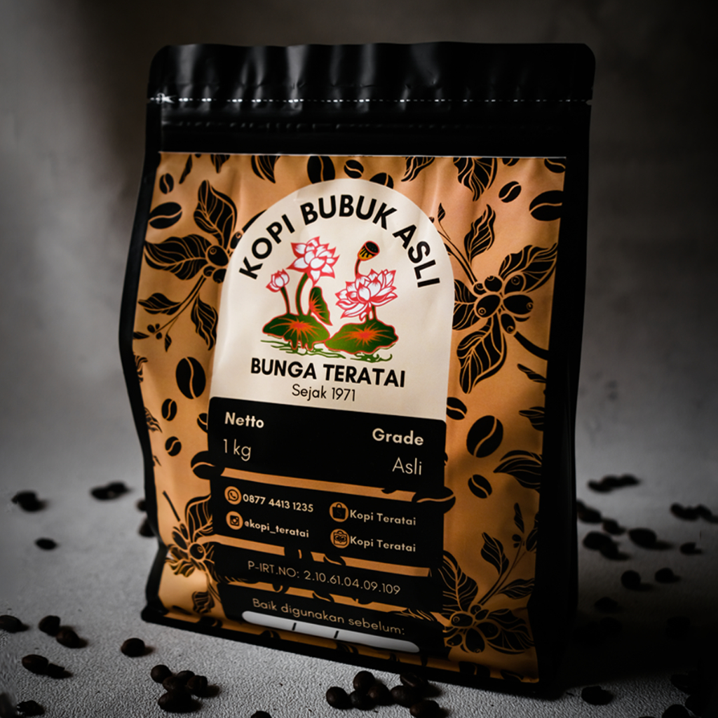 

Kopi Bubuk Asli Cap Bunga Teratai (Ukuran 1kg)