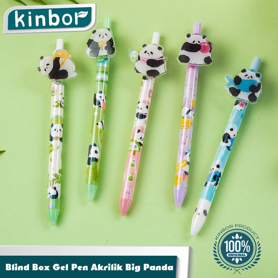 

Blind box gel pen akrilik karakter panda