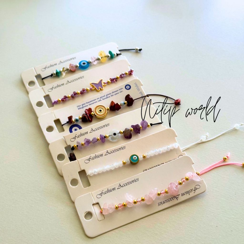 Gelang Turki Cappadocia Asli Batu Zircon dari Turki