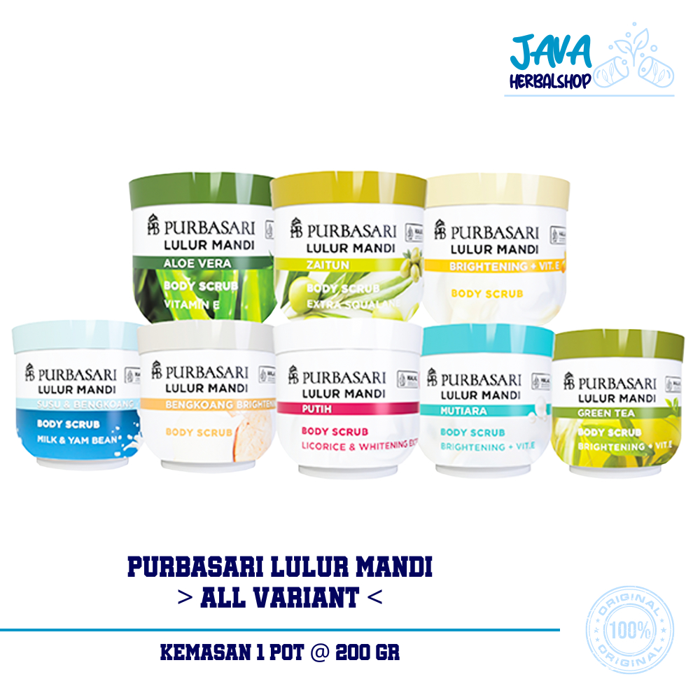 Purbasari Lulur Mandi 200gr (BESAR)