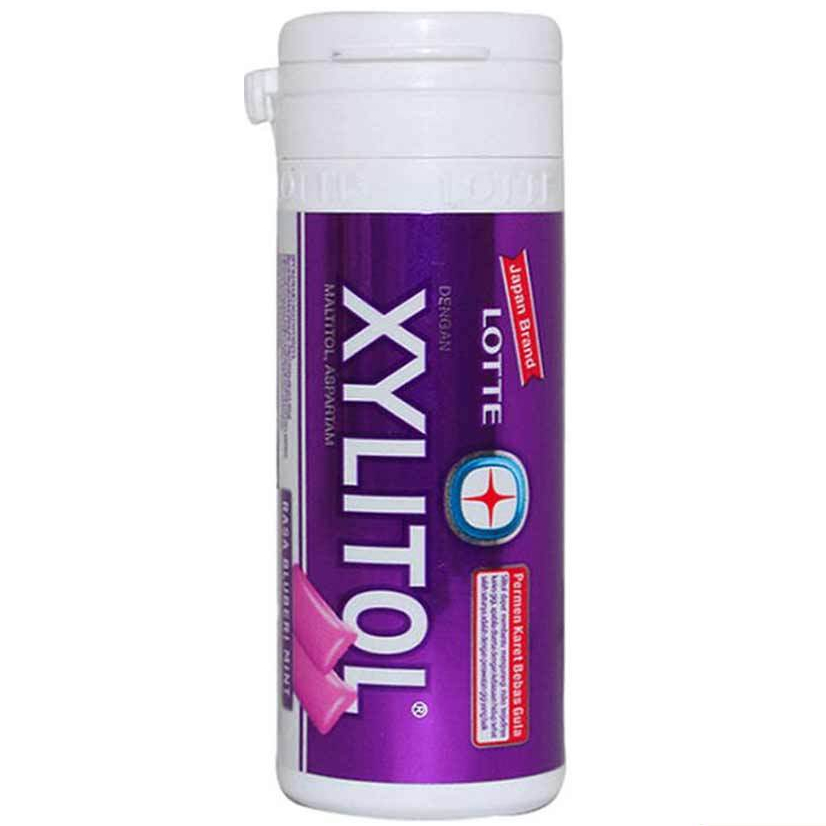 

Lotte Permen Karet XYLITOL Blueberry Mint 27.55gr