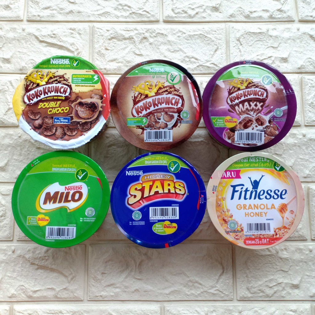 

Sereal Kemasan Cup - Koko Krunch - Honey Star - Simba - Milo - Sarapan Sehat