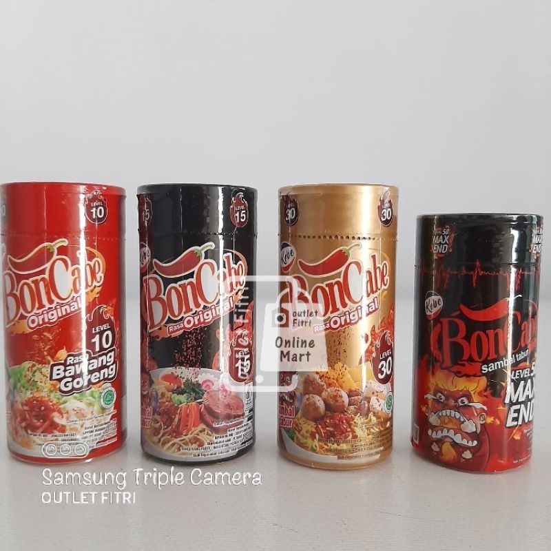 

[1 Botol] KOBE BonCabe Sambal Tabur Botol - Level 10 | Level 15 | Level 30 | Level 50