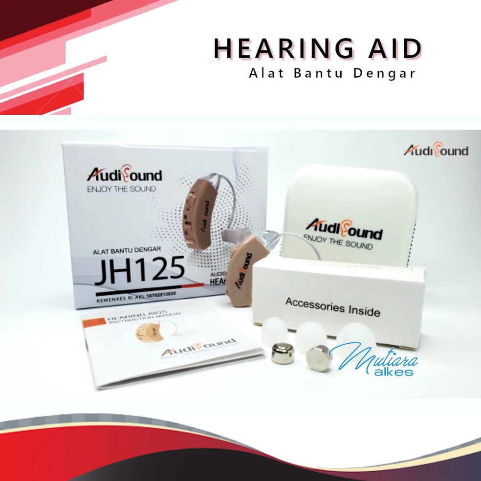 Stok terbatas MUTIARA ALKES HEARING AID Alat Bantu Dengar Kualitas Premium