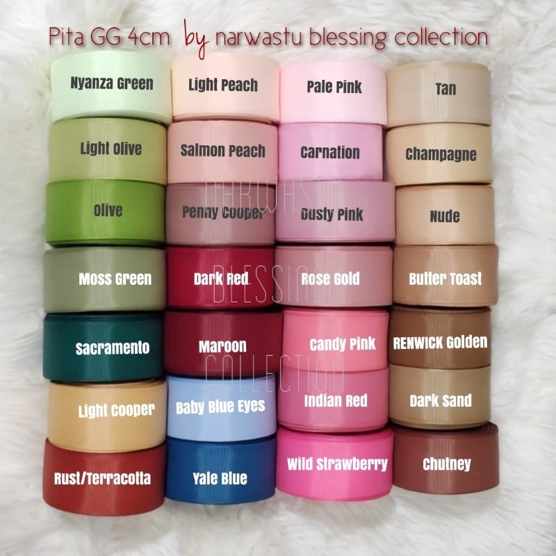 

Termurah Pita grosgrain 4cm part 2