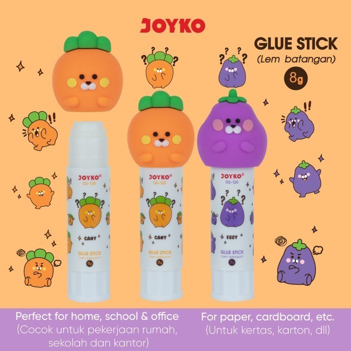 

Glue Stick Lem Batang Joyko GS-120 8gr Cany & Eggy