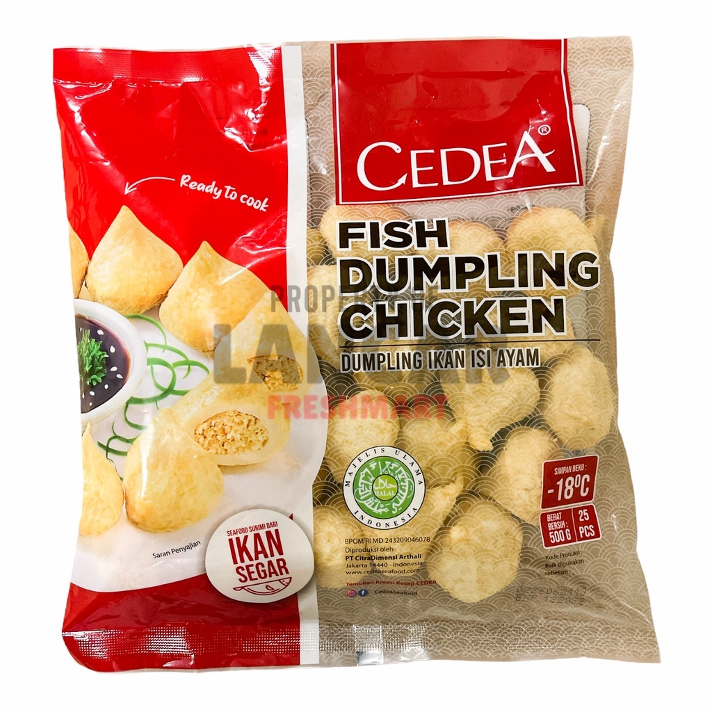 

CEDEA FISH DUMPLING CHICKEN 500gr