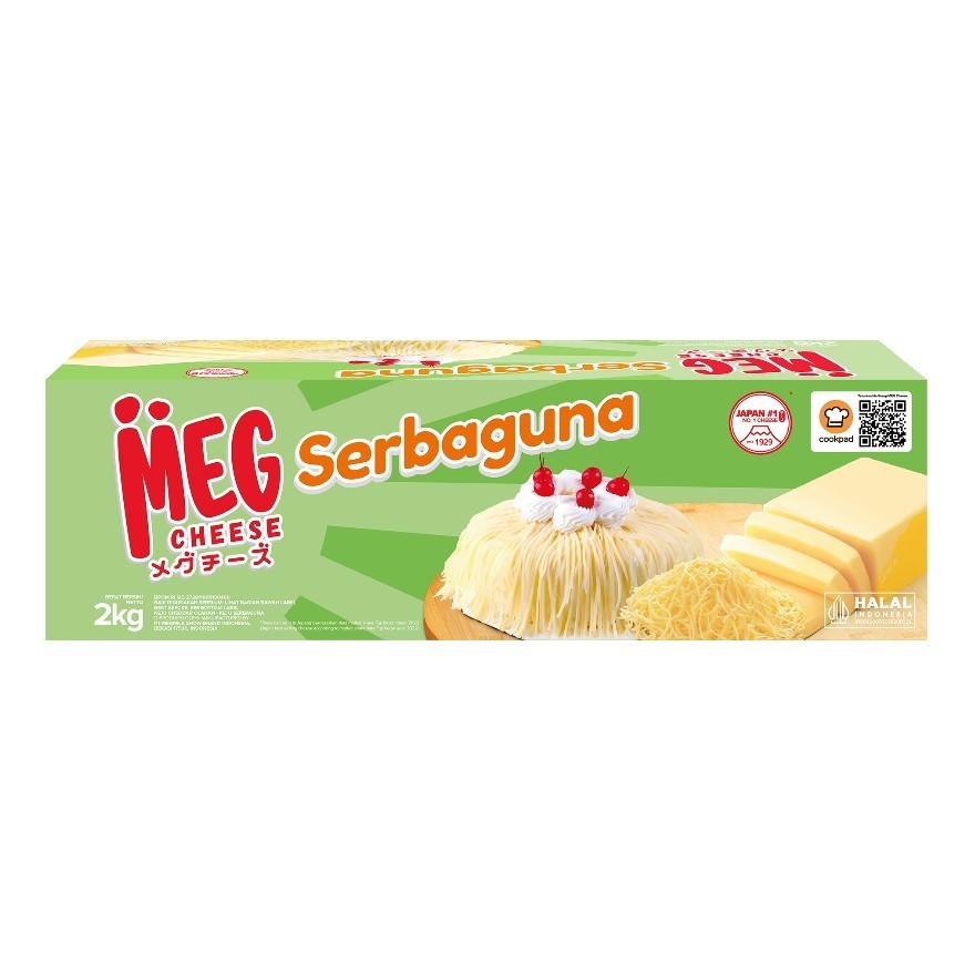 

MEG KEJU SERBAGUNA 2Kg - Keju Cheddar Olahan 2 Kg