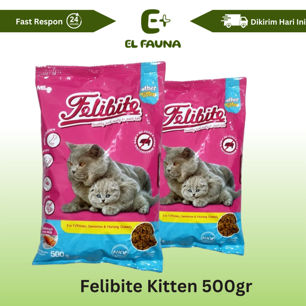 FELIBITE KITTEN 500GR Pakan Kucing DryFood Murah Berkualitas