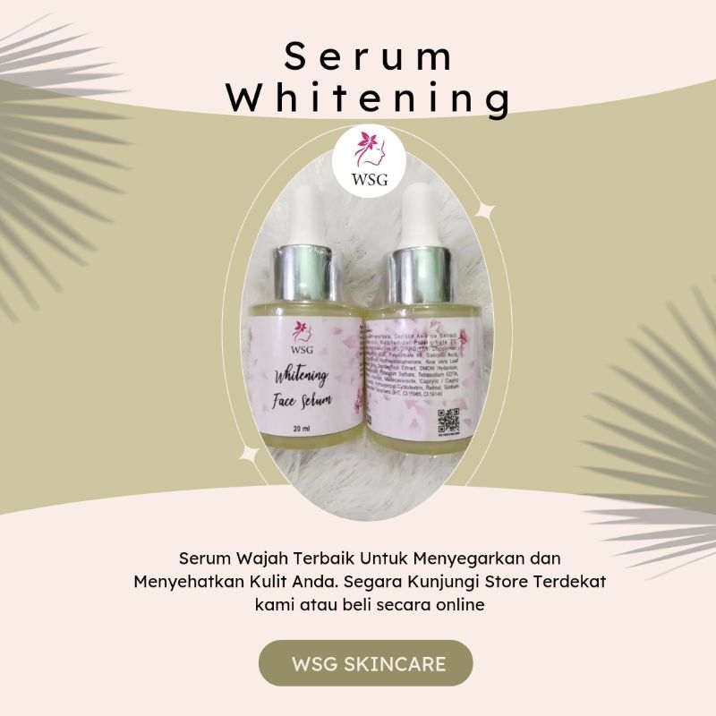 Serum Whitening WSG Skincare Original BPOM