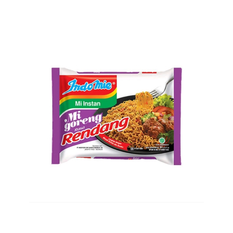 

indomie Mi goreng rasa rendang 91g