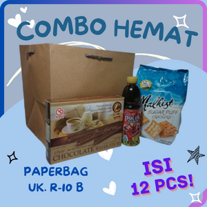 

Paperbag R10 B Cokelat Polos Ukuran 25x22x26 cm Isi 12 Pcs / Paper Bag / Tas Kertas / Tas Souvenir / Tas Hajatan / Tas Kado / Tas Snack / Hand Bag / Nasi Box / Tas Baju