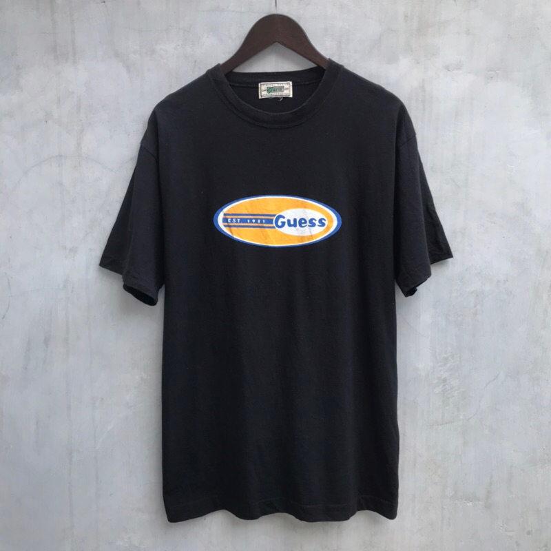 Kaos Vintage by Guess tee Black Medium