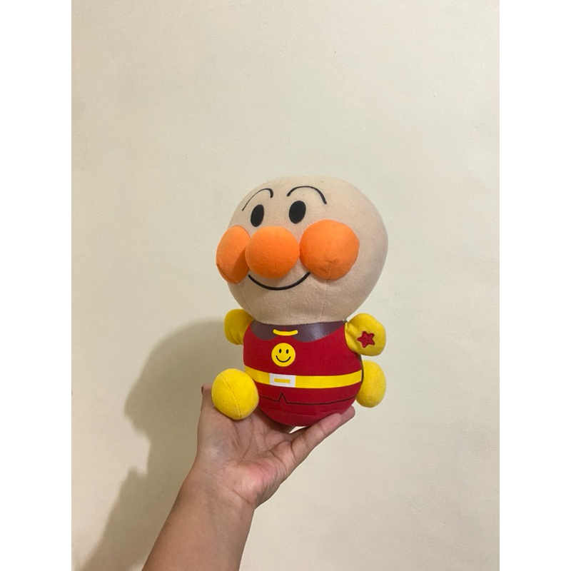 Boneka Karakter Anpanman size 25cm Original / Boneka Anpanman / Boneka Anpanman Ori