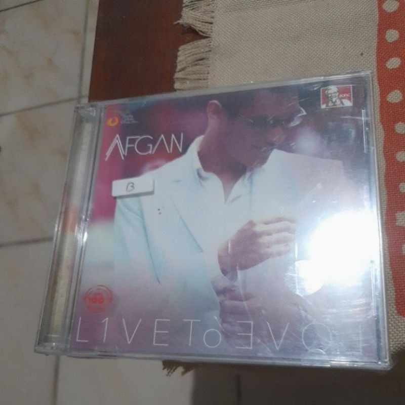 cd musik keluaran kfc original afgan life to love segelan  (CD263)