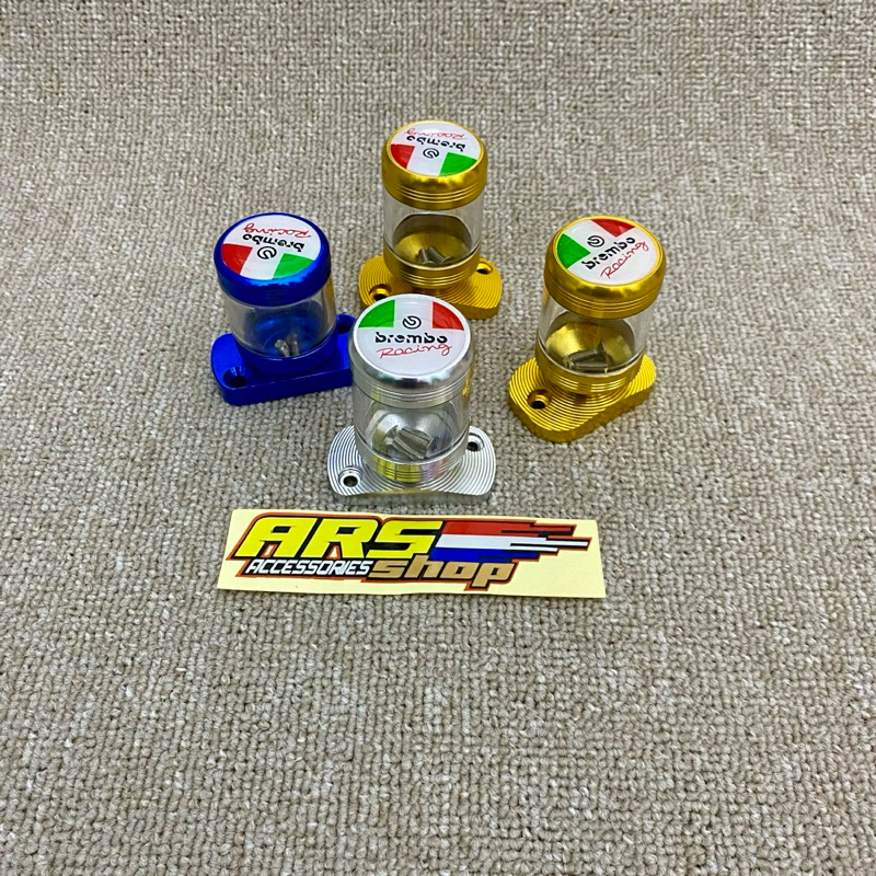 tutup tabung minyak rem depan variasi botol stempel warna Tutup Minyak Rem Honda Variasi - Stempel K