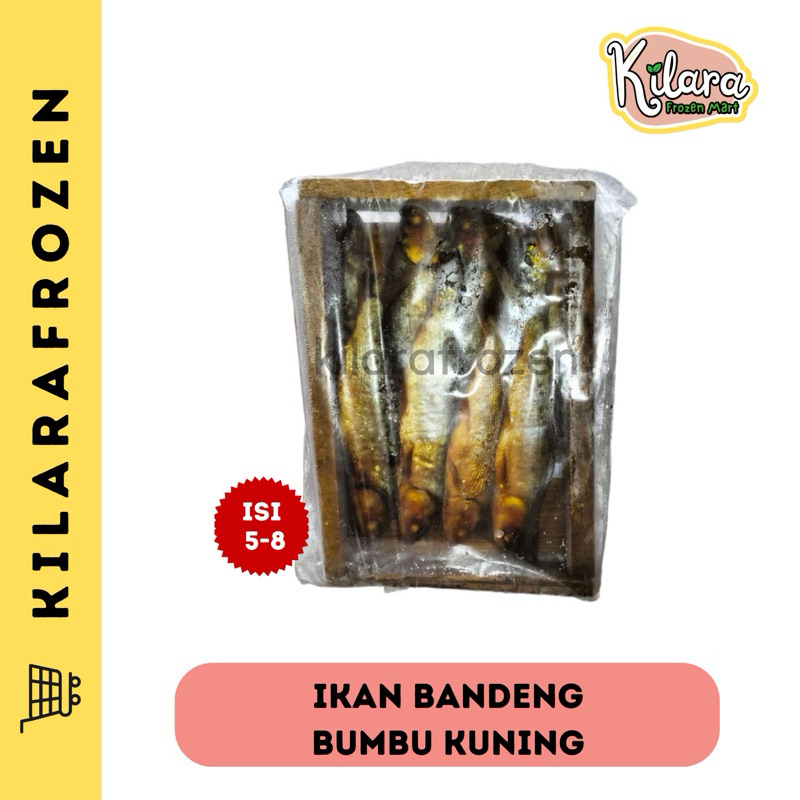 

IKAN BANDENG BUMBU KUNING ISI 5-9 EKOR - KILARA FROZEN MART