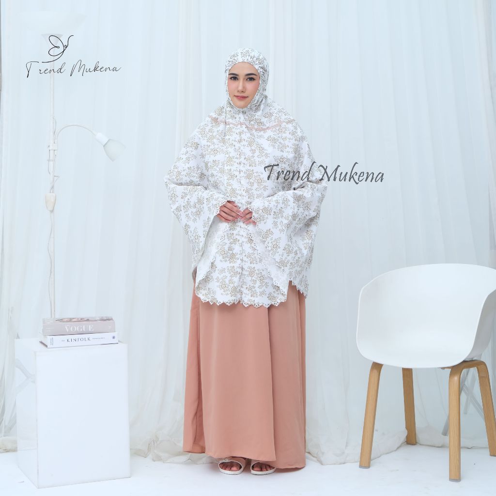 Bergo Motif Laser Cut Umroh Dan Haji Jumbo Bersaku