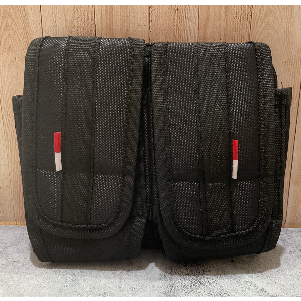 Sarung HP Jejer Seleting Hitam  Tempat HP  Kotak HP Satpam Sarung HP Polos Hitam