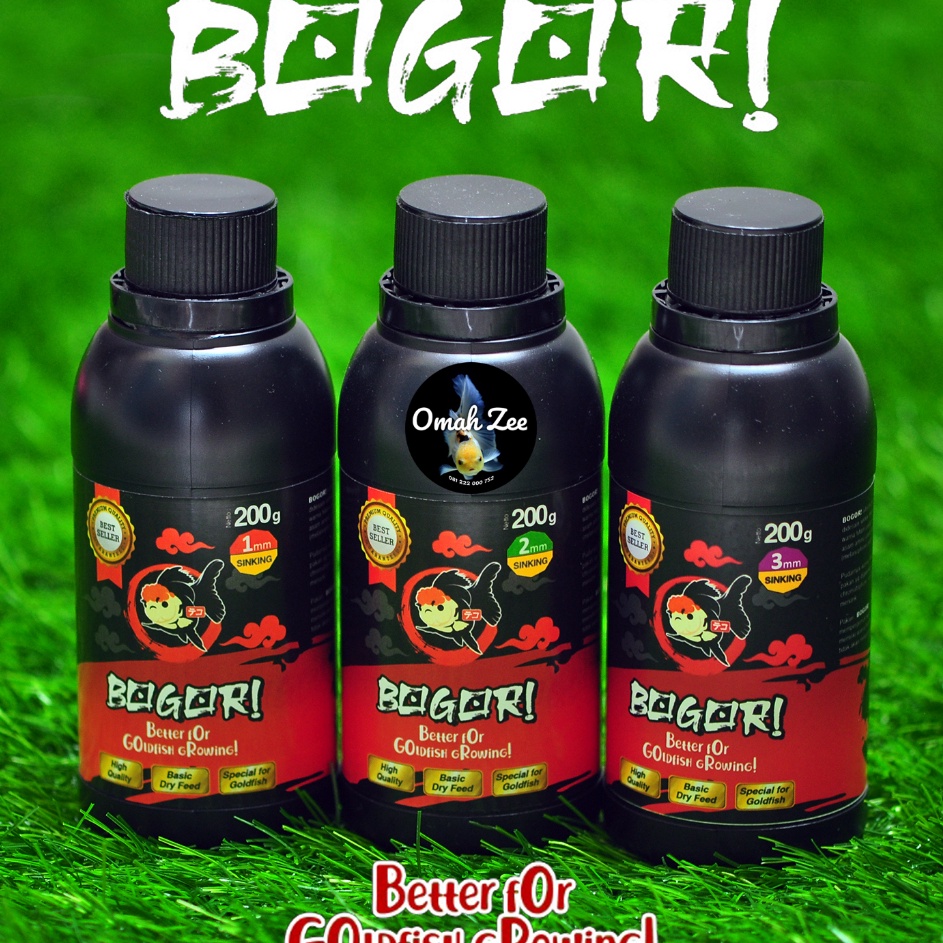 Pelet BOGOR kemasan Botol 2 gram