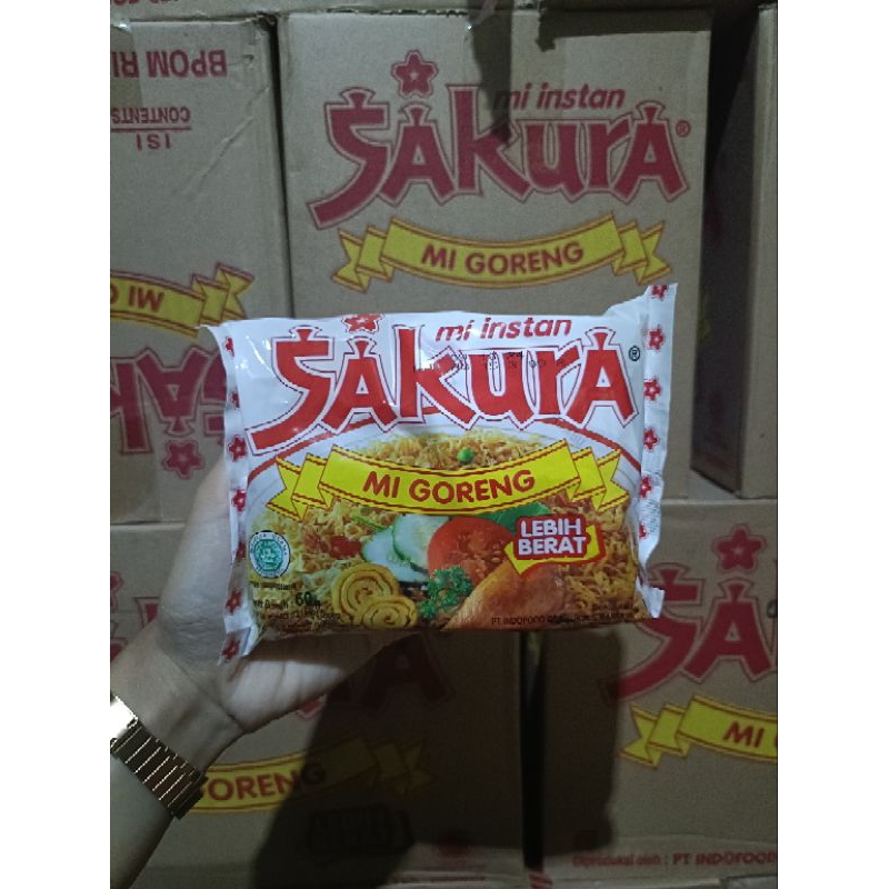 

mie sakura goreng kemasan 60gr 1.800/pcs