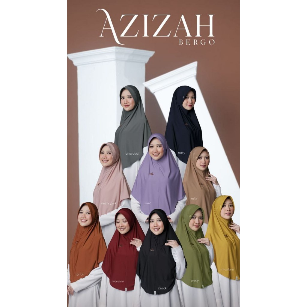 Bergo Azizah by Aden hijab / jilab instan / jilbab jersey