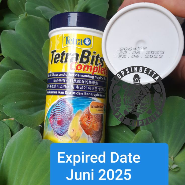 Terbaru Tetra Bits  TetraBits Complete 93 g Makanan Discus Pellet ikan