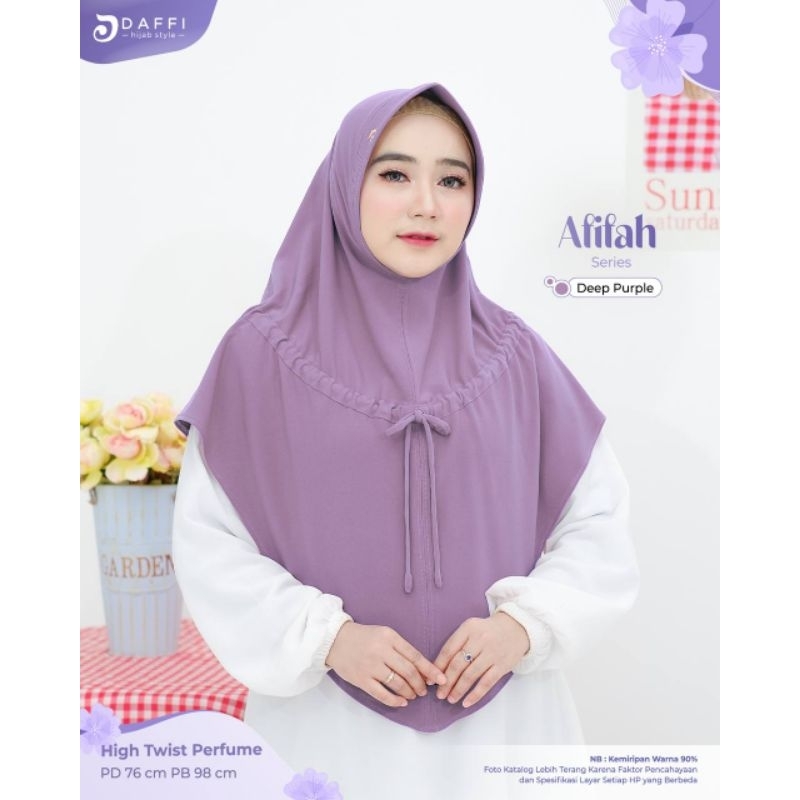 BERGO AFIFAH SERUT DAFFI HIJAB ORI TERBARU