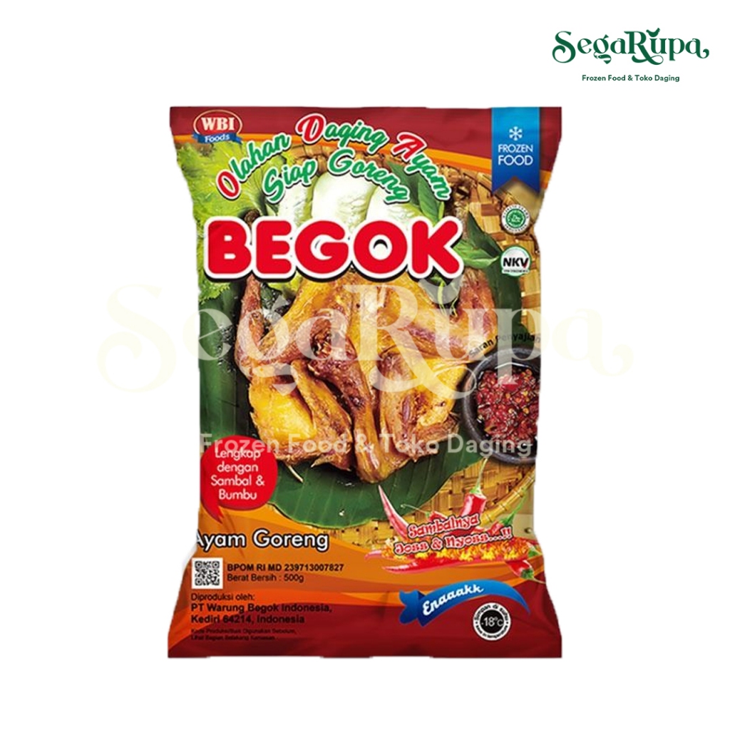 

BEGOK AYAM GORENG PREMIUM 500 GR - SEGARUPA FROZEN FOOD & TOKO DAGING