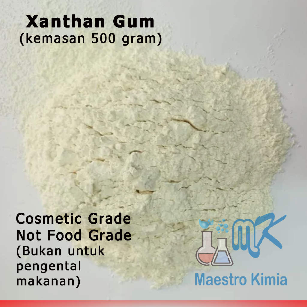 

Xanthan Gum 500 Gram Pengental Kosmetik / Non Food Grade / Cosmetic Grade