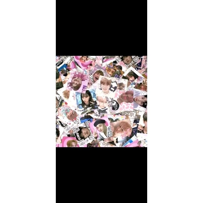 

freebies sticker kpop ukuran 3x3 cute isi 20 pcs