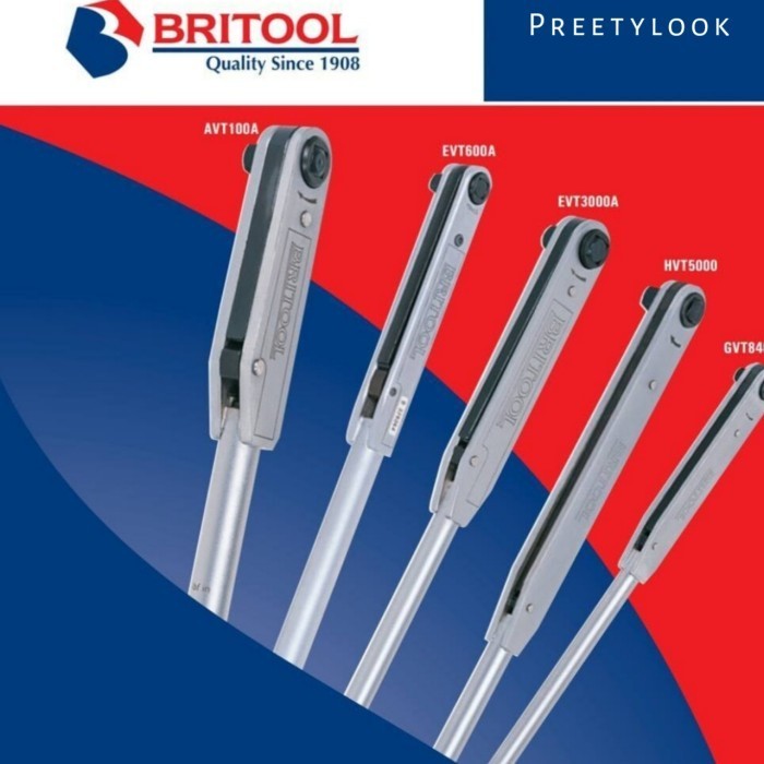 TERBARU Kunci momen kunci torsi 1 inch torque wrench GVT8400 BRITOOL GVT 8400