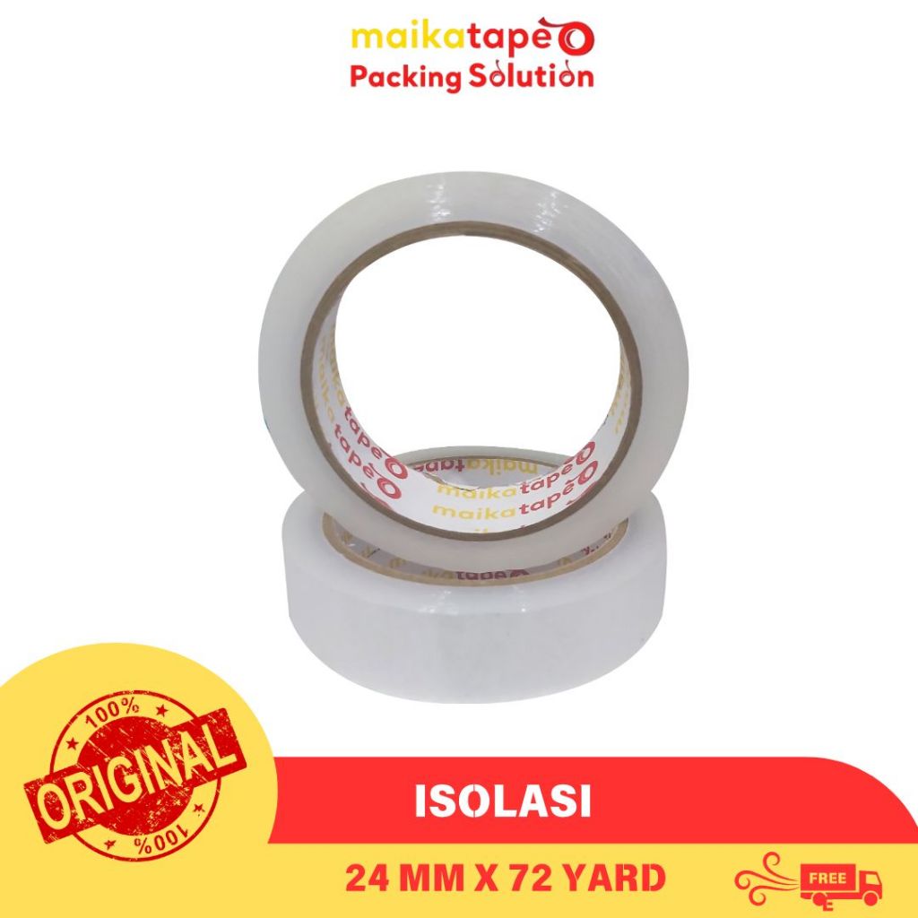 

ISOLASI / STATIONERY TAPE MAIKATAPE 24MM (1 ROLL)