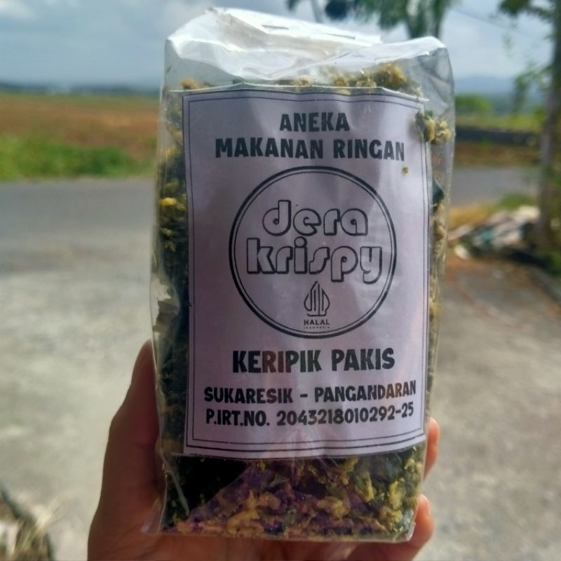 

Dera Krispy kripik pakis 150g
