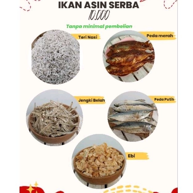 

IKAN ASIN SERBA 10.000