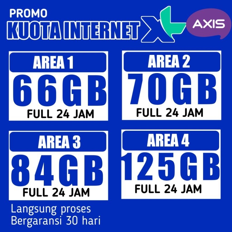 PAKET DATA XL | KUOTA INTERNET XL 10GB 20GB 30GB 40GB 50GB 60GB 70GB 80GB 90GB 100GB FULL TANPA PEMB
