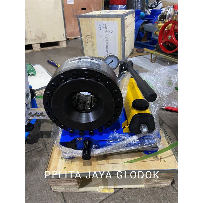 hose crimping machine P16HP / alat pres selang hidrolik manual P16HP