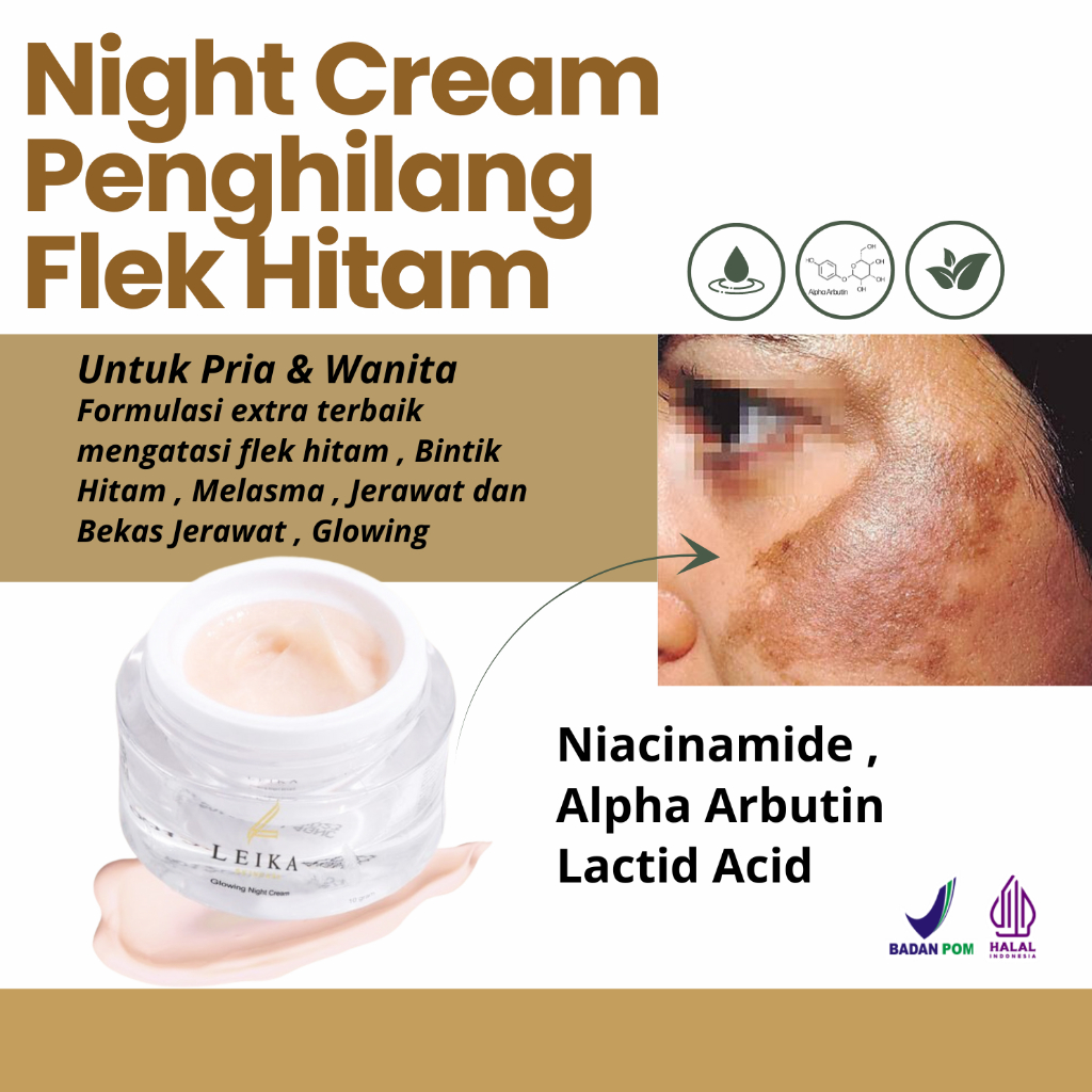 Ampuh Cream Malam Penghilang Flek Hitam membandel Bpom Cream Penghilang flek hitam di wajah krim fle