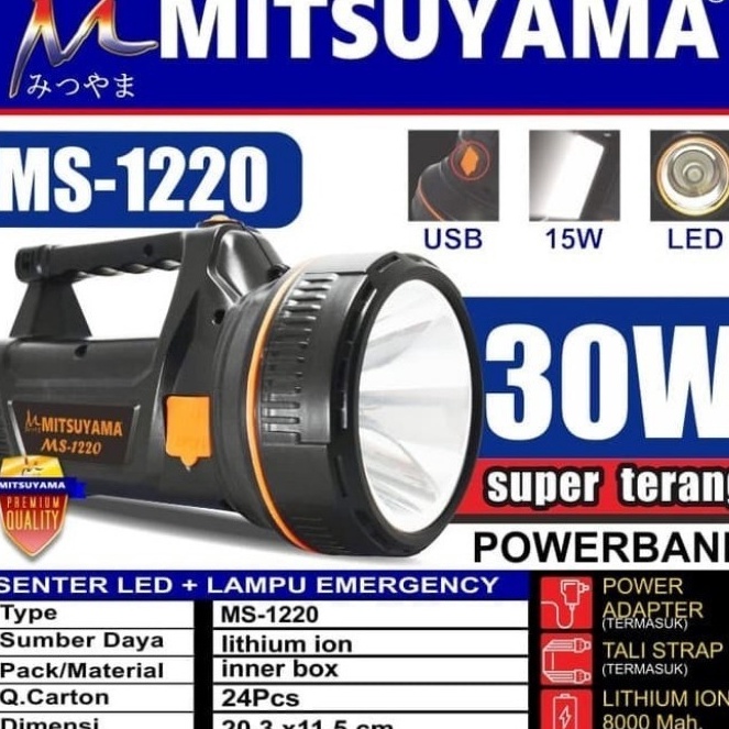 SENTER LED BESAR JUMBO SENTER SATPAM SECURITY HANSIP
