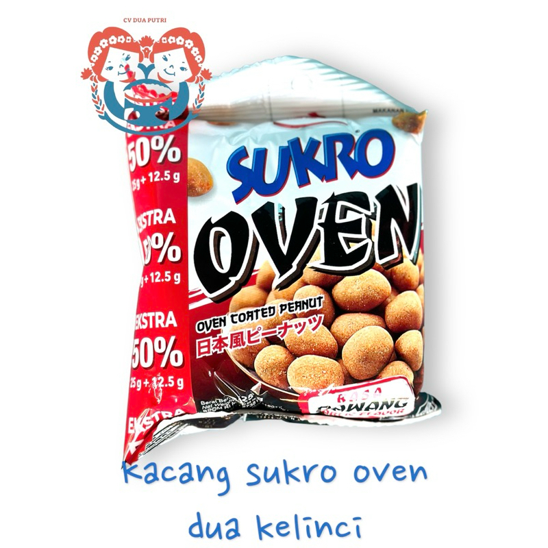 

Kacang sukro oven/ kacang atom/kacang oven/ kacang dua kelinci/kacang bawang 25gram extra