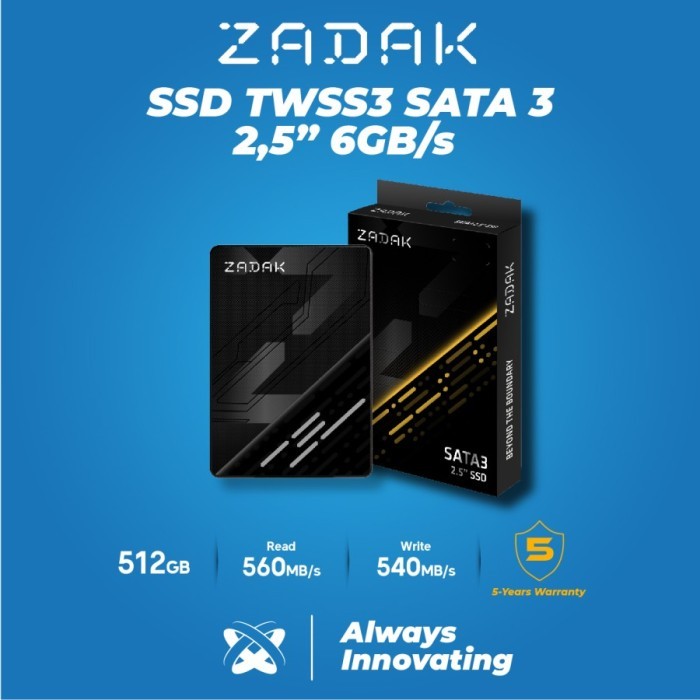 ZADAK SSD 512gb 1tb Sata3 - SSD ZADAK 512gb 1tb Sata 2.5"