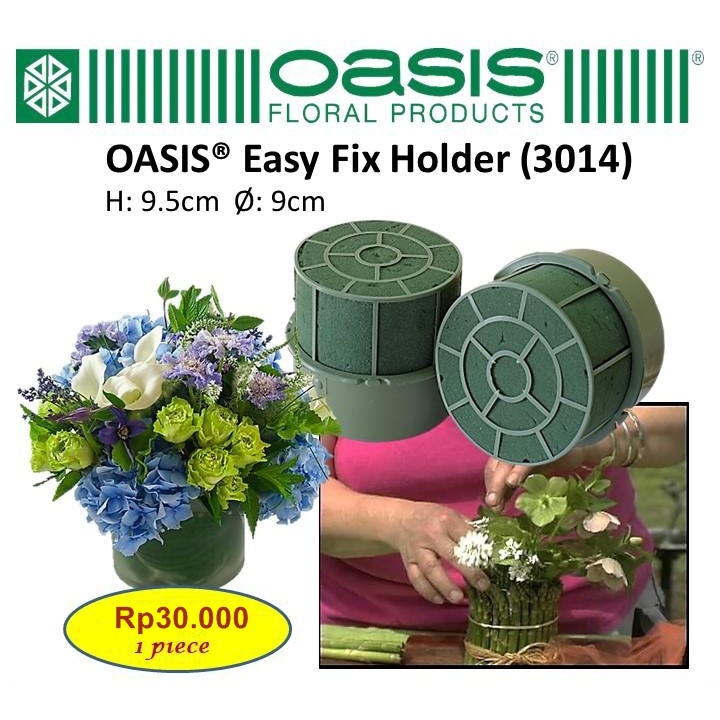 OASIS Easy Fix Holder ASLI barang florist vas bunga bulat wasis savana - atb109