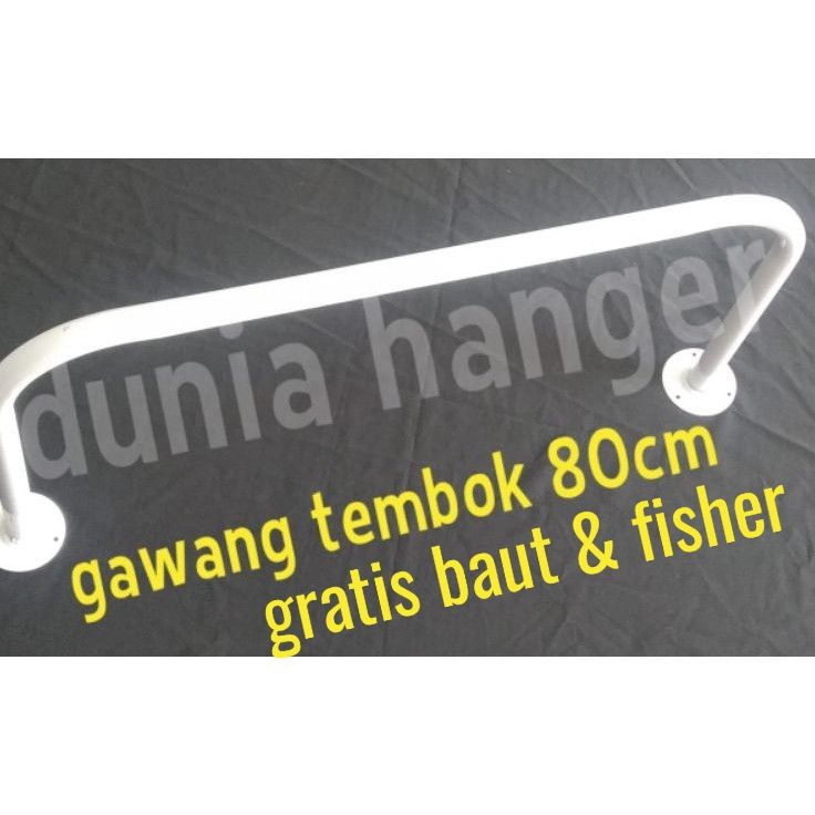 Sentuhan Personal Gawang Baju TEMBOK 8cm baut dan fisher