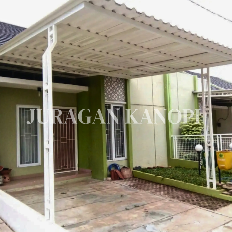 kanopi canopy bajaringan atap alderon minimalis