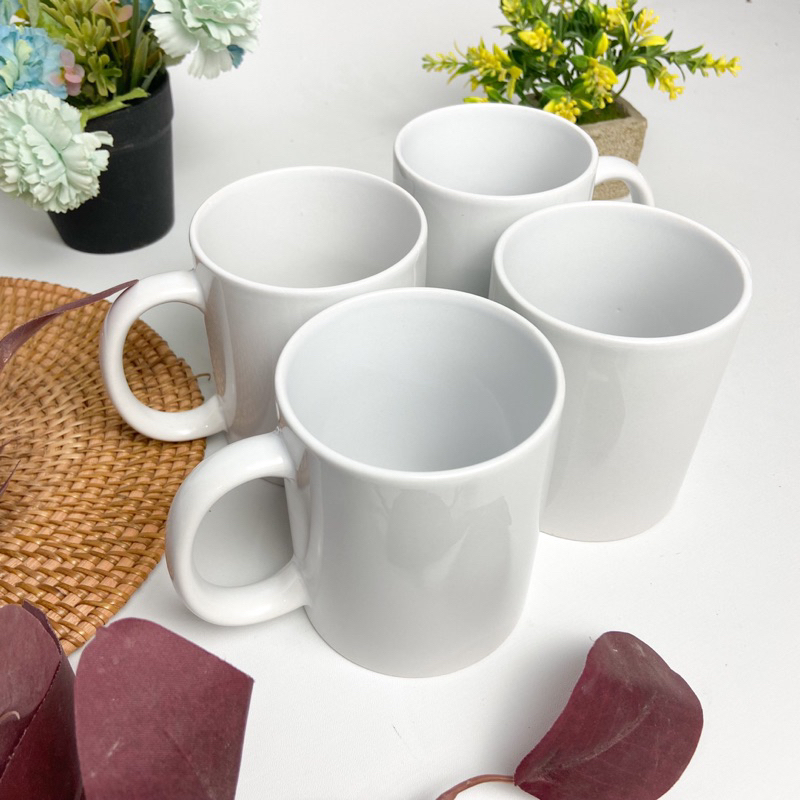 Mug Coating Siap Cetak Sublim Mug Model Standard