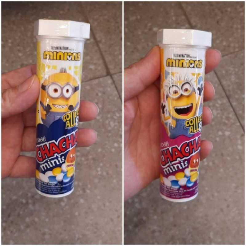 

cha cha coklat delfi minis special edition minions chacha coklat