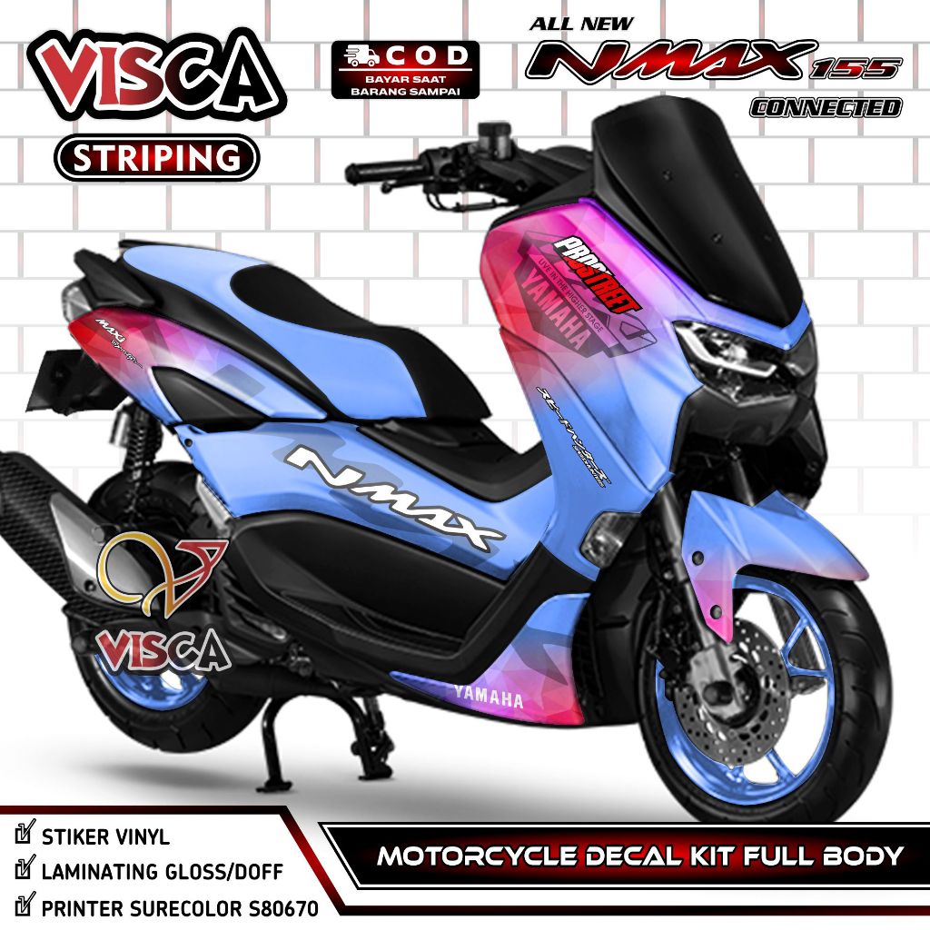 (PROMO SPECIAL) Decal Nmax New Full Body - Stiker Nmax 155 Full Body 2022 - Dekal Nmax 2022 Full Bod