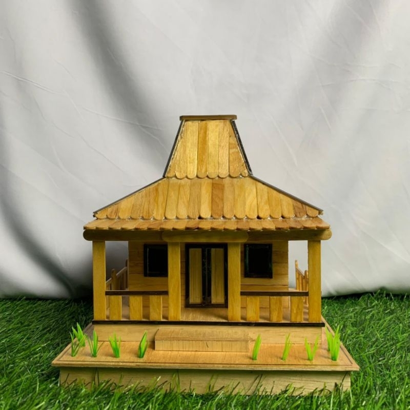 MINIATUR RUMAH ADAT JOGLO KHAS JAWA TERMURAH