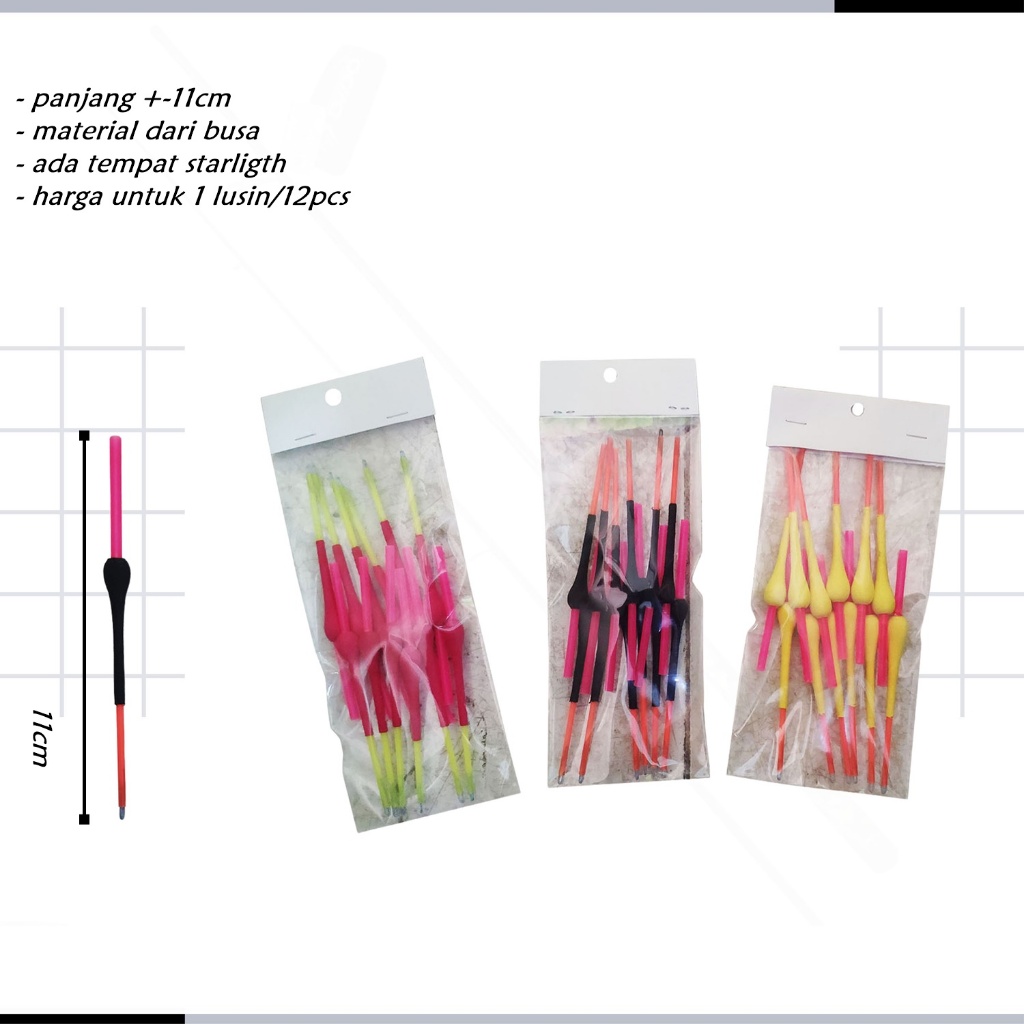 Pelampung Pancing atau Kambangan Pancing Kumbul Pancing Cabe Starligth